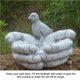 thumbnail image 3 of Moyic Comedero para baño de pájaros, comedero realista en forma de mano, comedero para pájaros de resina, decoraciones de jardín al aire libre, Jardín y Patio Moyic HA016175-00, 3 of 6