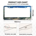 thumbnail image 7 of Aluminum License Plate Frame 2 Pack Car Exterior Accessory Car Tag Holder for Front Rear Plates Cars Decor The Dog Is Running, 7 of 7