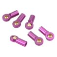 thumbnail image 4 of Embout de Biellette M3, Tête de Biellette M3 Haute Précision 6 Pcs Léger Finition Soignée pour Modification RC Bleu, Violet, 4 of 7