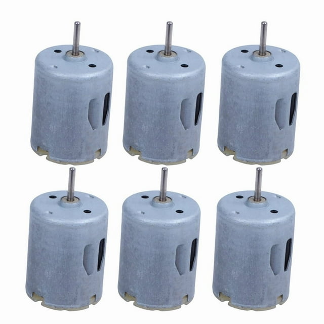 6X Dc Motor Eléctrico Pequeño de 5V 4350Rpm 0.04A para Ventiladores Usb
