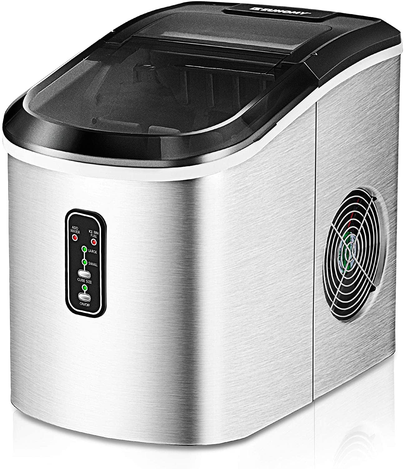 Electric Portable Ice Maker Compact Ice Cube Machine  Countertop 26 Lbs/Day 
