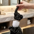thumbnail image 5 of Toilet Brush and Holder Set,Modern Resin Toilet Bowl Brush Holder,Cute Bathroom Decor, Non-Scratch Bristles, Space-Saving Household Cleaning Tool for Bathtub,White, 5 of 6