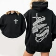 thumbnail image 2 of Christian Trinity Hoodie, Father, Son, Holy Spirit, Cross Dove Crown of Thorns Sweatshirt for Men Women., 2 of 6