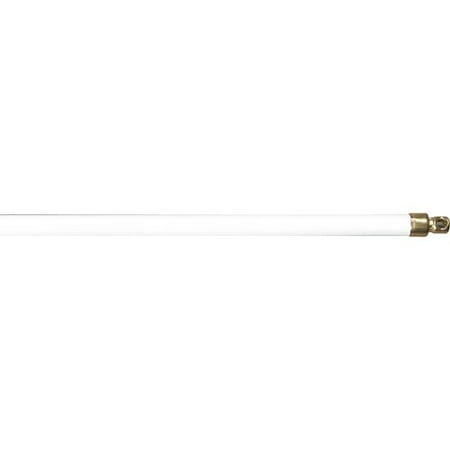 Mainstays Swivel Sash Curtain Rod White Twin Pack