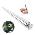 thumbnail image 3 of EASTIN 40 pcs Solid Punk Bullet Large Spikes Metal Leather Rivets DIY Silver Cone Studs, 3 of 12