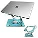 thumbnail image 3 of Swivel Laptop Stand for Desk, Adjustable Laptop Stand for Desk w/ 360Â° Rotation, Raise Tilt Cools Laptop with This Ergonomic Laptop Stand Riser, Collapsible iPad Computer Laptop Stand (Ocean Blue), 3 of 4