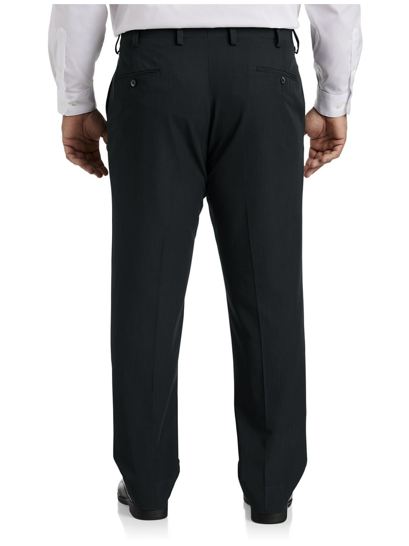 Easy Stretch Dress Pants Black 46 x 30 - Walmart.com