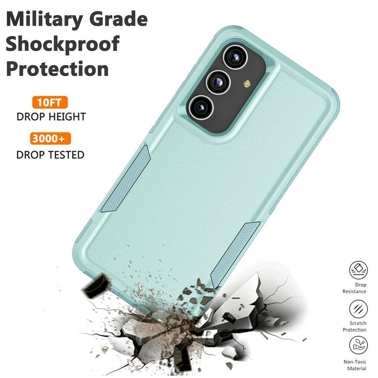 for Samsung Galaxy S24 Plus Case with Screen Protector, Military Grade  Rugged Shockproof Heavy Duty S24 Plus 5G Protective Cover for Samsung S24  Plus