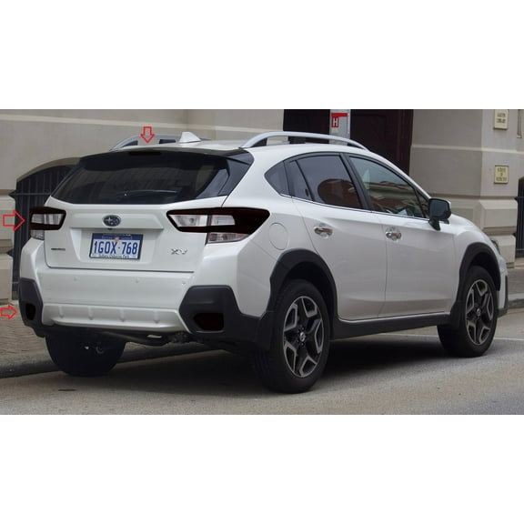 BlingLights Brand Tinted Taillight Film Covers for 2018-2023 Subaru XV Crosstrek