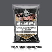 (2 pack) Pit Boss 100% All-Natural Hardwood Competition Blend BBQ Grilling Pellets, 40 Pound Bag