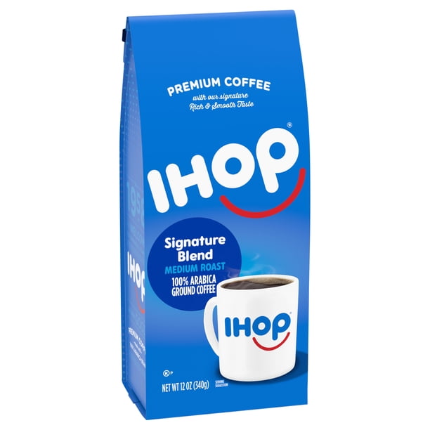 IHOP Medium Roast Signature Blend Ground Coffee, 12 oz Bag