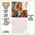 thumbnail image 4 of MegaCalendars 2026-2027 Retro Pin Up Wall Calendar, 12x12 Bonus Month Monthly Planner, Made in USA, 4 of 7