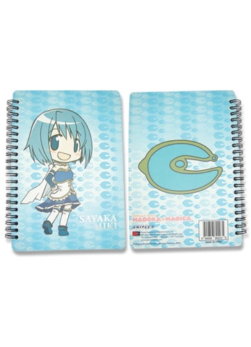 notebook - puella magi madoka magica - new sayaka softcover anime ge89223