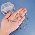 thumbnail image 5 of 216pcs 6 Style Silver Spacer Beads Tibetan Alloy Metal Jewelry Spacers for Bracelet Necklace Jewelry Making, 5 of 7