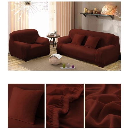 Couch Sofa Slipcovers,Home Full Stretch Lightweight Elastic Fabric Soft Couch Covers Sofa Protector,Fit Many 1-4 (Best Fabric For Sofa Slipcovers)
