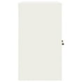 thumbnail image 3 of vidaXL Armoire à Dossiers Blanche 90x40x70 cm Acier, 3 of 5