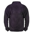 thumbnail image 3 of GERsome Men's Fleece Sweatshirt Long Sleeve Quarter Zip Mock Neck Sweatshirt 3D Santa Claus Graphic Pullover Tops Sizes S-4XL（Purple/S）, 3 of 3