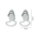thumbnail image 6 of Deyuer Sleep Earplugs Anti-noise 3 Layer Sound Insulation Ear Brace Waterproof Anti-snoring Sleeping Ear Plugs Home Supply,Black, 6 of 7