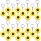 thumbnail image 1 of 24 llaveros de girasol, colgantes para mochilas, llavero con forma de girasol para fiestas de cumpleaños de verano, premios escolares, 1 of 4