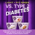 thumbnail image 3 of Dannon Light + Fit Toasted Coconut Vanilla Greek Fat Free Yogurt Cups, Convenient Anytime Snacks, 5.3 oz, 4 Count, 3 of 4