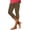 Coffee, variant on Ladies Ventilated Mesh Insert Cropped Leggings With Moisture Control And Stretch Support For Fitness Enthusiasts Purple