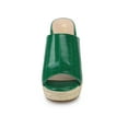 thumbnail image 6 of BLISSFUL STEP Women's Slip-On Platform Wedge Heel Wedge Sandals, 6 of 7