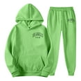 thumbnail image 3 of ERkkoi Men's Sweatsuits Set 2 Piece Hoodie Outfit Jogging Tracksuits for Men Casual Athletic Long Sleeve Pullover Suit Set Green M, 3 of 5