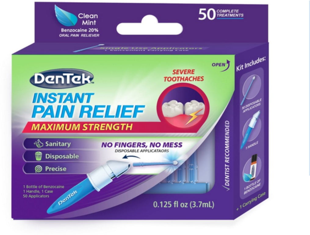 DenTek Adult Instant Pain Relief Kit, 50 ea (Pack of 3)