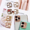 thumbnail image 2 of Protector de lente de cámara de diamante de metal de moda de lujo para iPhone 11, hermosa cubierta de cámara Ultra Bling para iPhone 11 pro max Sincero Hogar, 2 of 6