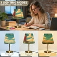 thumbnail image 4 of Wobogo Vintage Lighthouse Table Lamps Three-channel Adjustable Lighted Antique Brass Metal Base Simple Modern Style for Bedroom Nightstands Living Room and Office, 4 of 8