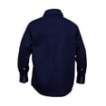 thumbnail image 4 of Flame Resistant Welding FR Shirt - 100% C - Light Weight - 7 oz (3XLarge, Navy Blue), 4 of 6