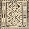 thumbnail image 1 of Ahgly Company Machine Washable Indoor Square Contemporary Dark Almond Brown Area Rugs, 8' Square, 1 of 7