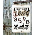 thumbnail image 4 of Metal Sign - I Only Want Cats - Durable Metal Sign - Use Indoor/Outdoor - Makes a Great Decor and Gift for Cat Lovers Under $20 (8" x 12"), 4 of 5