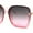 Pink - Pink Smoke, variant on Womens Rhinestone Jewelry Rimless Butterfly Designer Sunglasses Burgundy - Brown