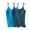 Blue, variant on fheaev 2Pc Camisole Tank Top for Women with Built In Bra Padded Spaghetti Strap Sleeveless Camisole with Chest Pad No Steel Rings Bottom Underwear Yoga Sports Tops Layering Tanks Undershirt
