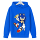 thumbnail image 3 of Sudadera con capucha de Sonics con figura de juego, sudadera con estampado de dibujos animados, manga larga, holgada, hombros caídos, estilo otoñal, regalo de cumpleaños, 3 of 5