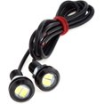 thumbnail image 5 of Eagle Eye Chip Car Fog White Light DRL Bulb 9W 18MM 5730 Reverse Backup Parking Signal 10pcs 6000K, 5 of 5