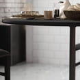 thumbnail image 3 of Flash Furniture 36" Round Wood Commercial Grade Cocktail Table with 30" and 42" Columns Black, 3 of 5
