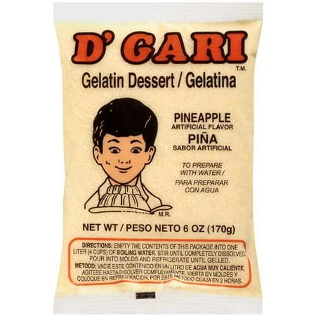Relampago D Gari Gelatin Dessert, 6 oz
