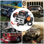 VEVOR 12000 lb 12V Electric Truck Winch 85 ft Steel Cable Wireless Remote Control Winch for Jeep / UTV / ATV / Truck