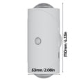 thumbnail image 3 of Luz ambiental nocturna | Lámpara de pared con sensor de movimiento recargable inteligente - Temperatura de color de 3000K | Montaje magnético | Degradado colorido | Larga duración 1500mAh | USB tipo, 3 of 8