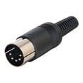thumbnail image 1 of C2G - Keyboard / mouse connector - 5 pin DIN (M) - black, 1 of 1