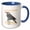 Blue/White, variant on 3drose, Alabama Territory Bird the Common Flicker, 15oz Mug