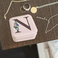 thumbnail image 1 of Sokhug Velvet Jewelry Box with Mirror, Compact Organizer with Multiple Compartments for Rings Earrings Necklaces Travel Storage, 1 of 7