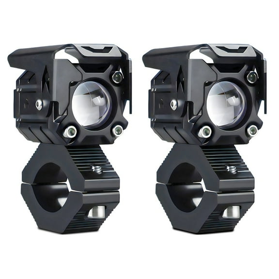 2*LED spotlight auxiliary motorcycle headlight driving fog light yellow white M1