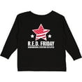thumbnail image 3 of Inktastic Red Friday Remembering Everyone Deployed with Red American Flag Boys or Girls Long Sleeve Toddler T-Shirt, 3 of 5