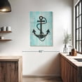 thumbnail image 3 of Elephant Stock Nautical Sign Wall Art - Vertical Multi Panel Canvas - Living Room Wall Decor - Nautical Multi Panel - Blue And Gray Decor - 24" x 38", 3 of 8