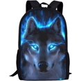 thumbnail image 1 of Kids School Backpack with Side Mesh Pockets Large Bookbag Daypack Shoulder Backpack, 1 of 7
