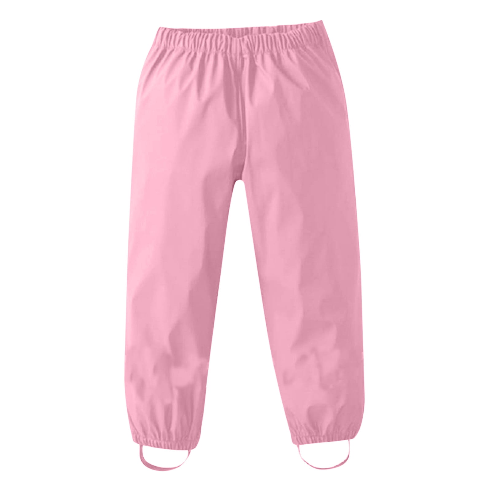 LZH Baby Girls Flower Waterproof Trouser Childrens Outwear Rain Pants 