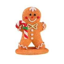 ACDANC Christmas Gingerbread Resin Ornament Tiered Tray Table Decor for Home Kitchen Centerpieces Window Decor Home Decor Christmas Decorations Indoor/Outdoor Decoration